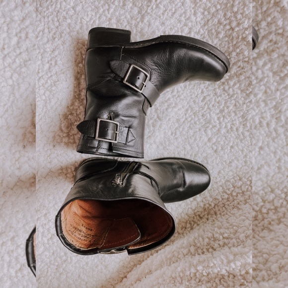 Frye Ankle Boots with Buckles (Leather) - Picture 8 of 11